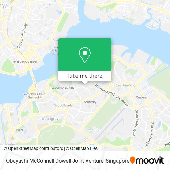 Obayashi-McConnell Dowell Joint Venture map
