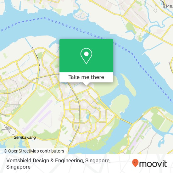Ventshield Design & Engineering, Singapore map