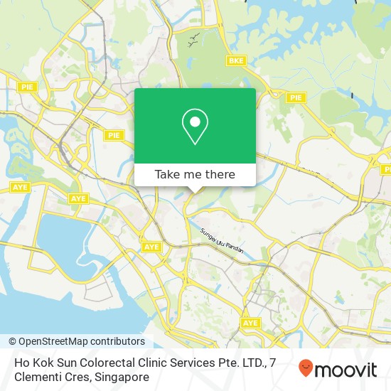 Ho Kok Sun Colorectal Clinic Services Pte. LTD., 7 Clementi Cres map