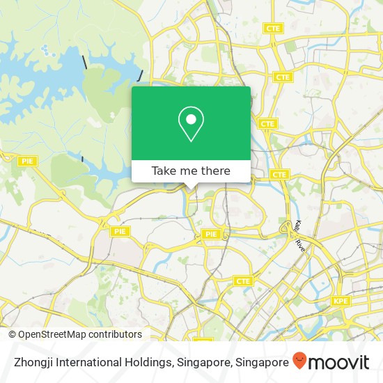 Zhongji International Holdings, Singapore map