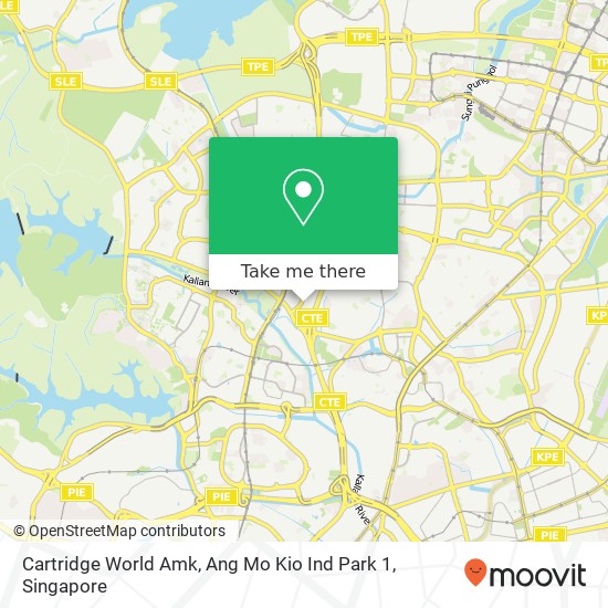 Cartridge World Amk, Ang Mo Kio Ind Park 1 map