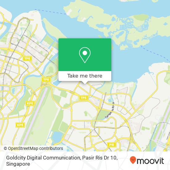 Goldcity Digital Communication, Pasir Ris Dr 10 map