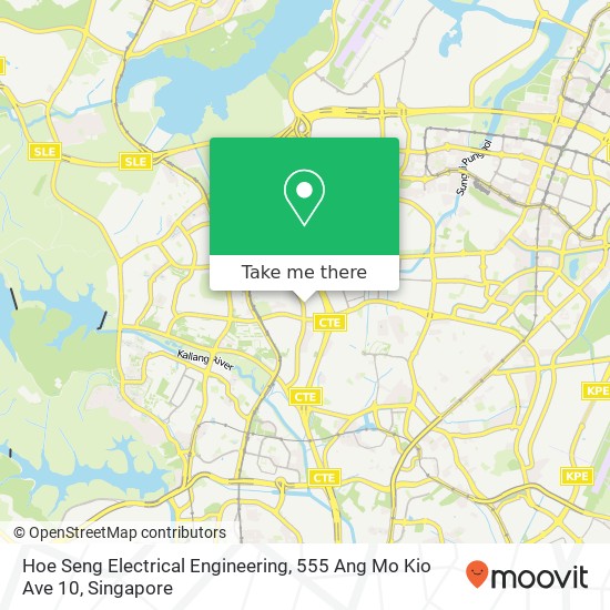 Hoe Seng Electrical Engineering, 555 Ang Mo Kio Ave 10地图