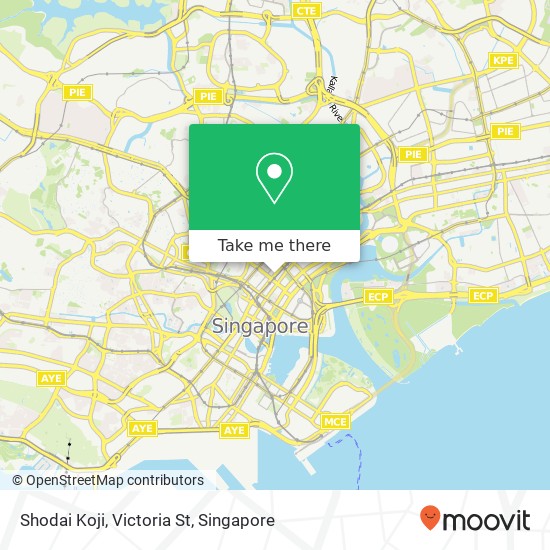 Shodai Koji, Victoria St map