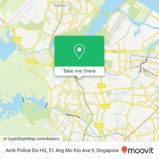 Amk Police Div HQ, 51 Ang Mo Kio Ave 9地图