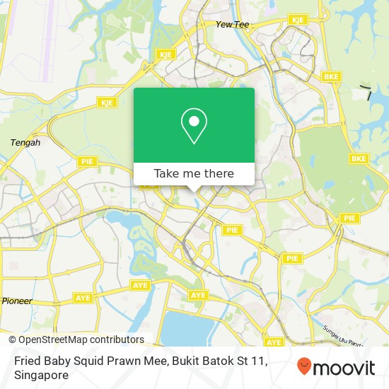 Fried Baby Squid Prawn Mee, Bukit Batok St 11地图
