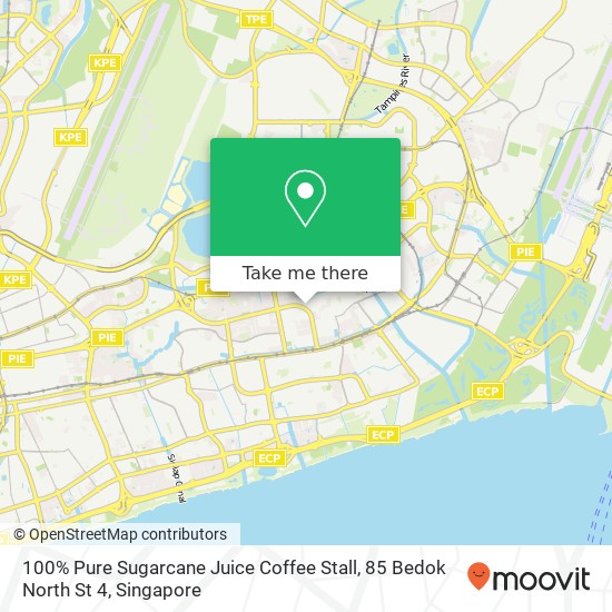 100% Pure Sugarcane Juice Coffee Stall, 85 Bedok North St 4 map