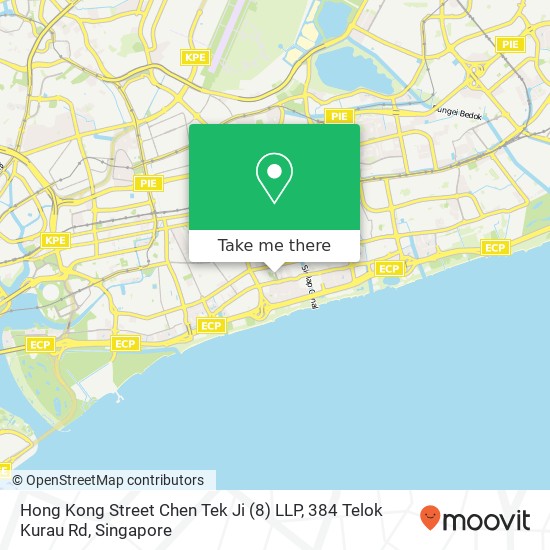 Hong Kong Street Chen Tek Ji (8) LLP, 384 Telok Kurau Rd地图