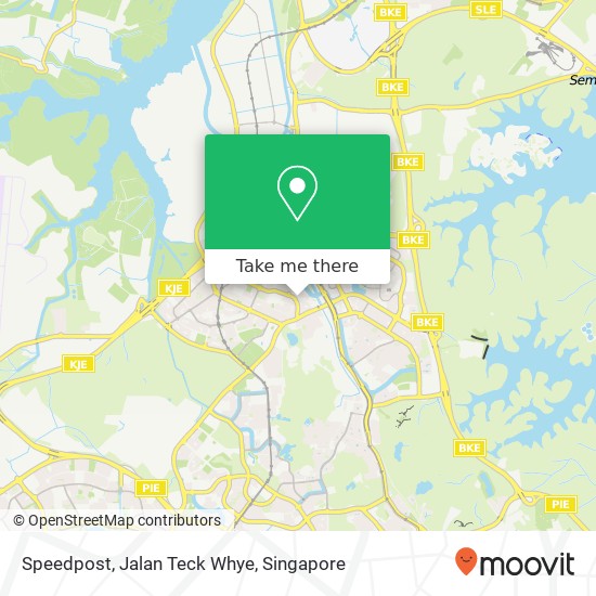 Speedpost, Jalan Teck Whye地图