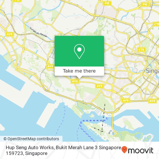 Hup Seng Auto Works, Bukit Merah Lane 3 Singapore 159723地图