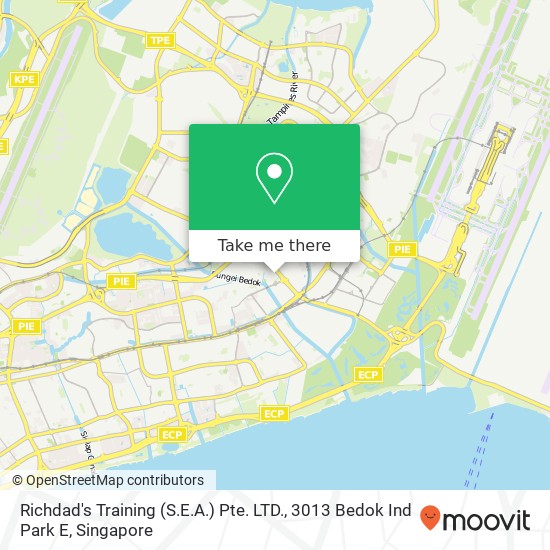 Richdad's Training (S.E.A.) Pte. LTD., 3013 Bedok Ind Park E map