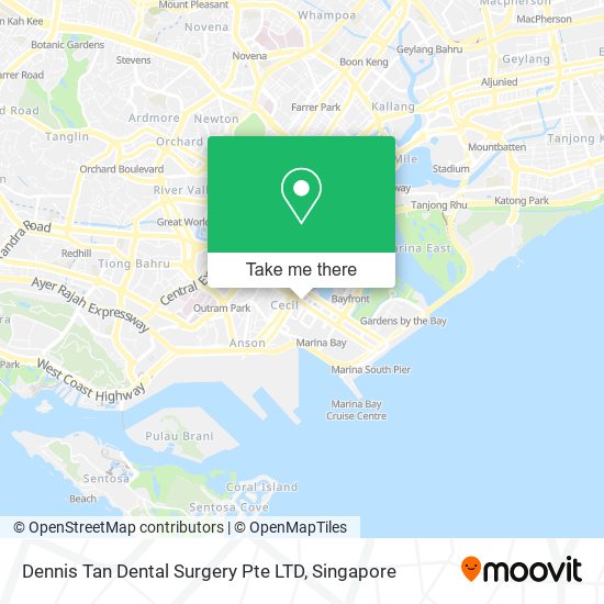 Dennis Tan Dental Surgery Pte LTD map