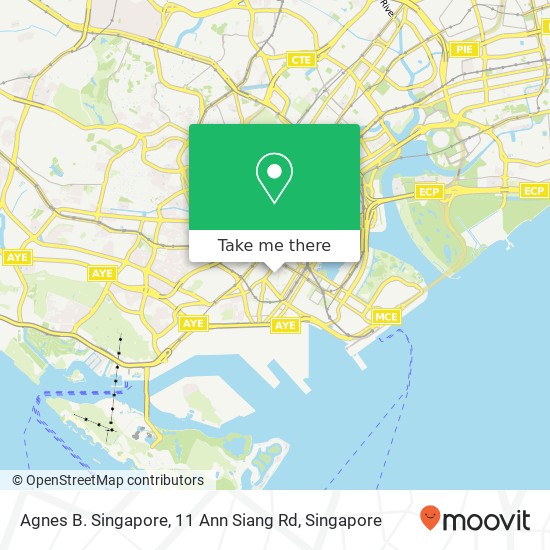 Agnes B. Singapore, 11 Ann Siang Rd map