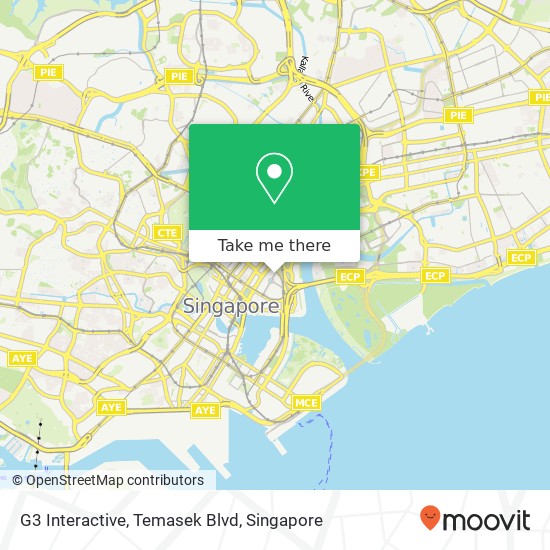 G3 Interactive, Temasek Blvd map