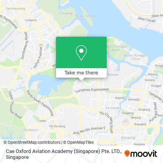 Cae Oxford Aviation Academy (Singapore) Pte. LTD.地图