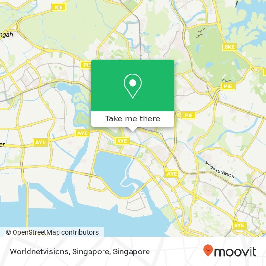 Worldnetvisions, Singapore map