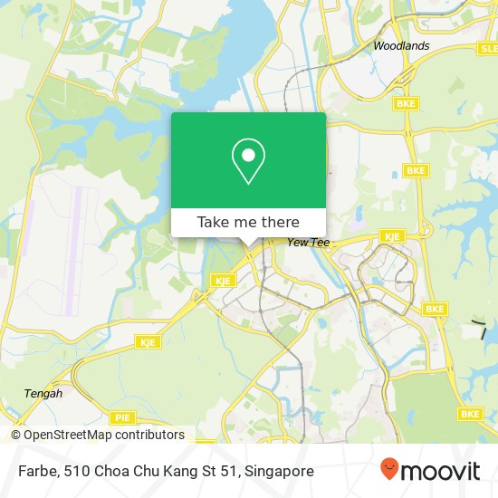 Farbe, 510 Choa Chu Kang St 51地图