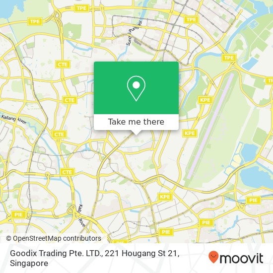Goodix Trading Pte. LTD., 221 Hougang St 21地图