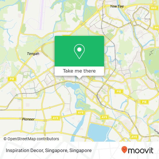 Inspiration Decor, Singapore map