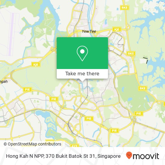 Hong Kah N NPP, 370 Bukit Batok St 31 map