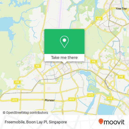 Freemobile, Boon Lay Pl map