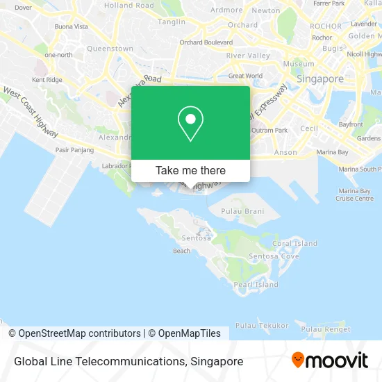 Global Line Telecommunications map