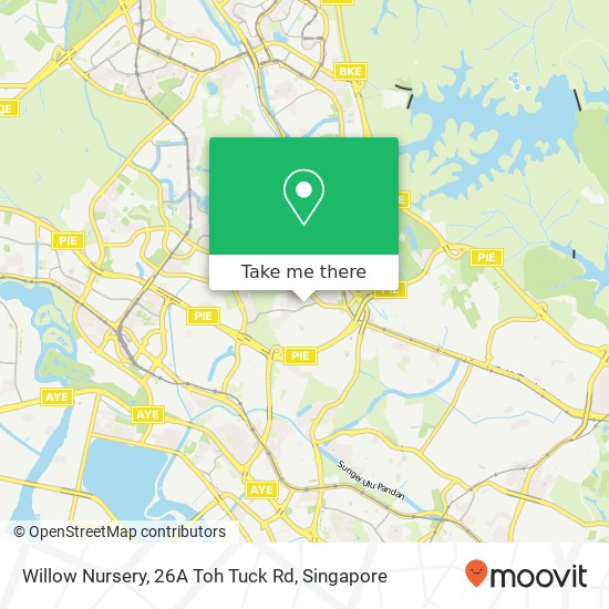 Willow Nursery, 26A Toh Tuck Rd地图