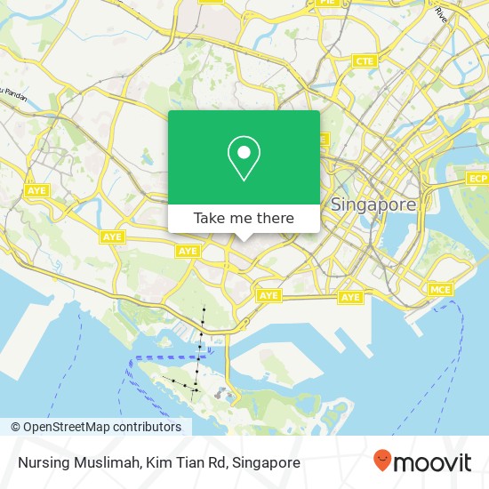 Nursing Muslimah, Kim Tian Rd地图