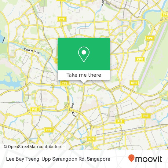 Lee Bay Tseng, Upp Serangoon Rd map