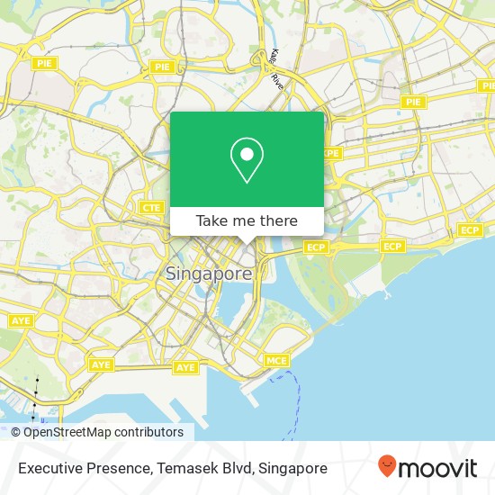 Executive Presence, Temasek Blvd map