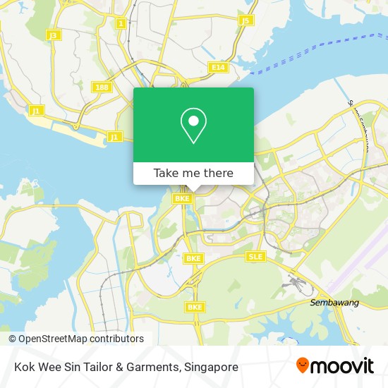 Kok Wee Sin Tailor & Garments map