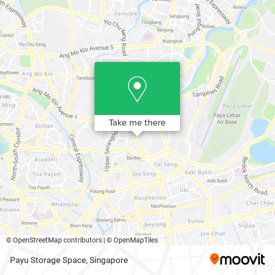 Payu Storage Space map