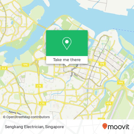 Sengkang Electrician map