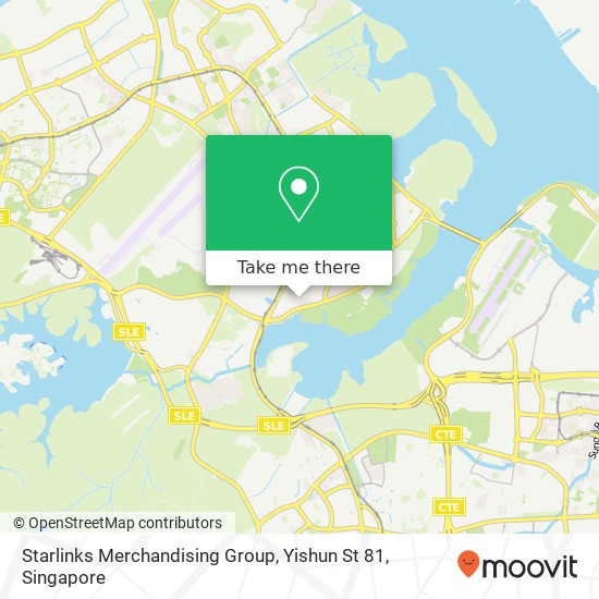 Starlinks Merchandising Group, Yishun St 81 map