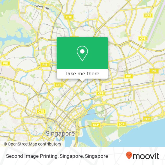 Second Image Printing, Singapore map