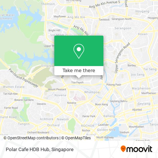 Polar Cafe HDB Hub map