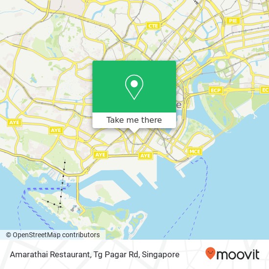 Amarathai Restaurant, Tg Pagar Rd map