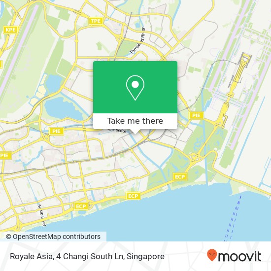 Royale Asia, 4 Changi South Ln map