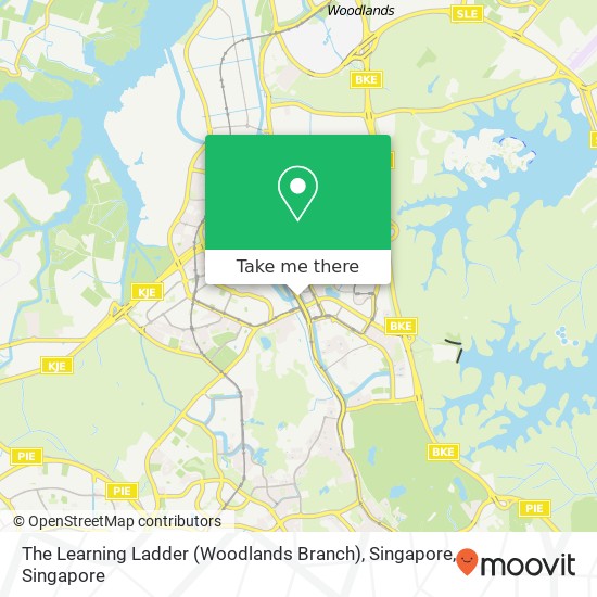 The Learning Ladder (Woodlands Branch), Singapore map