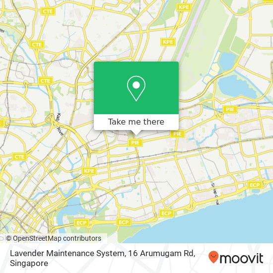Lavender Maintenance System, 16 Arumugam Rd map