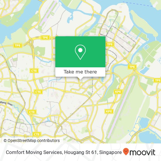 Comfort Moving Services, Hougang St 61 map