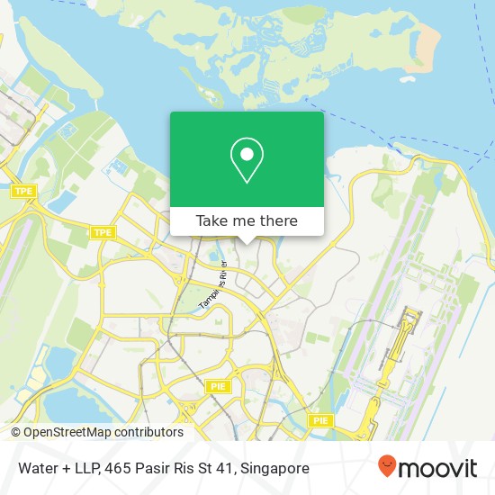 Water + LLP, 465 Pasir Ris St 41地图