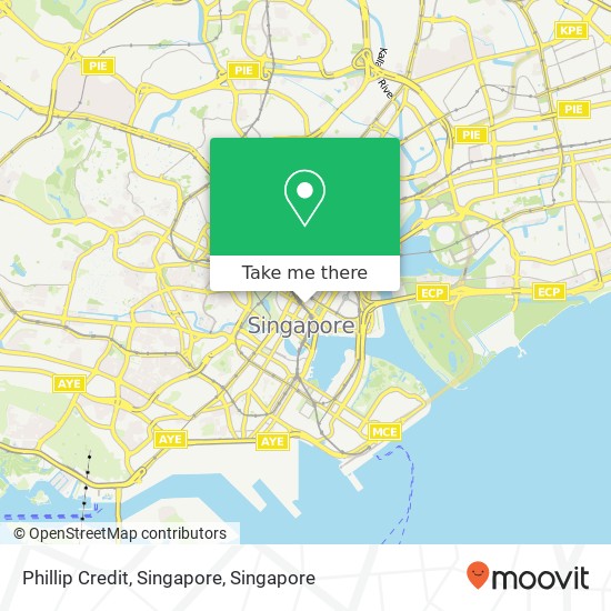 Phillip Credit, Singapore map