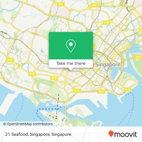 21 Seafood, Singapore地图