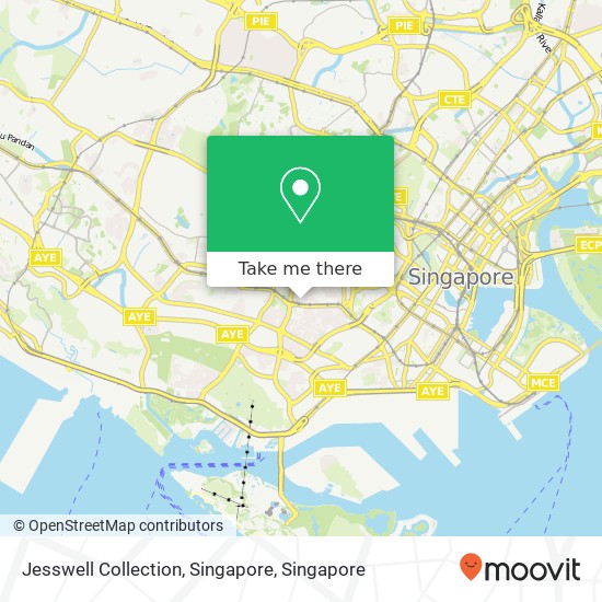 Jesswell Collection, Singapore map