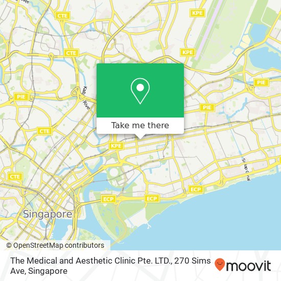 The Medical and Aesthetic Clinic Pte. LTD., 270 Sims Ave map