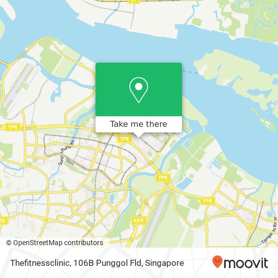 Thefitnessclinic, 106B Punggol Fld地图