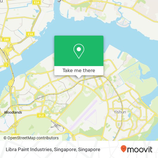 Libra Paint Industries, Singapore map