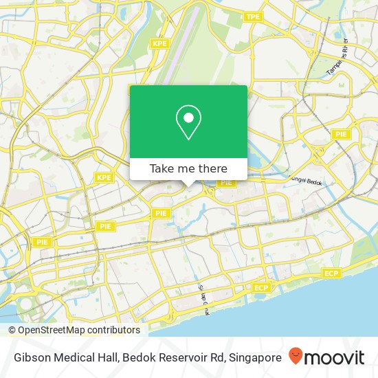 Gibson Medical Hall, Bedok Reservoir Rd地图