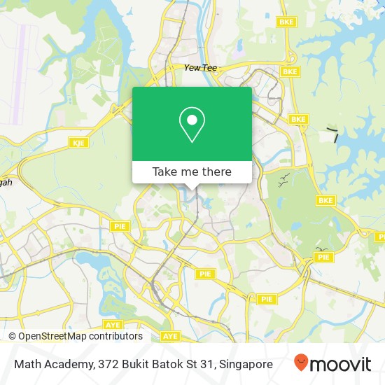 Math Academy, 372 Bukit Batok St 31 map